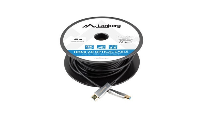 Lanberg CA-HDMI-20FB-0300-BK optiline HDMI kaabel M/M 30m v2.0 4K