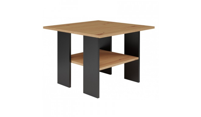 MODERNA Table 60x60x45 cm Artisan Oak/Black