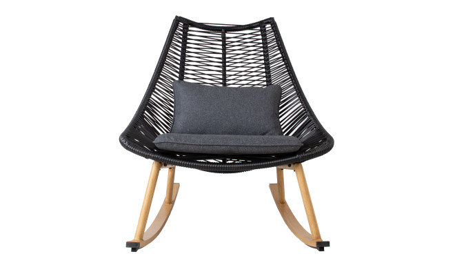 Rocking chair HELSINKI black