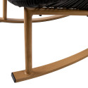 Rocking chair HELSINKI black