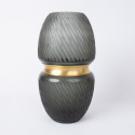 Vase LUXO D13,5xH23cm green/gold