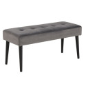 Bench GLORY 38x95xH45cm, dark grey