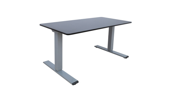 Töölaud ERGO OPTIMAL 2-mootoriga 140x80cm, must