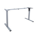 Desk ERGO OPTIMAL with 1 motor 120x60cm, black/grey