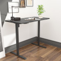 Desk ERGO OPTIMAL with 1 motor 120x60cm, black