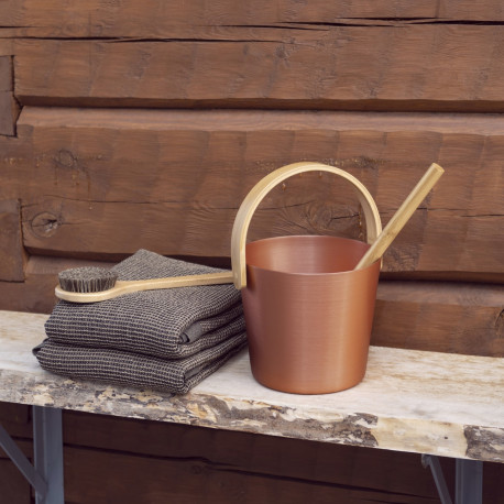 Sauna Bucket RENTO COPPER 5L, H35cm