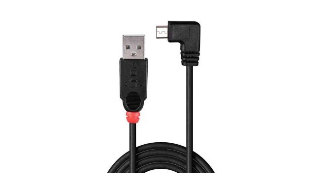 LINDY CABLE USB2 A TO MINI-B 1M/90 DEGREE 31971