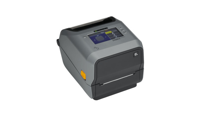 Zebra ZD621d, 8 dots/mm (203 dpi), linerless, RTC, USB, USB Host, RS232, BT, Ethernet, Wi-Fi, grey