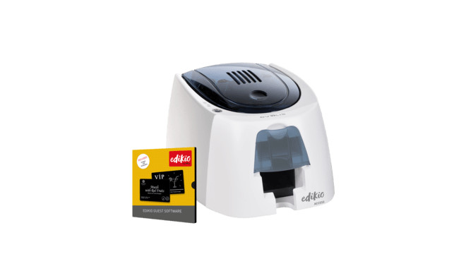 Evolis Edikio Access - Guest Solution, single sided, 12 dots/mm (300 dpi), USB, kit (USB)