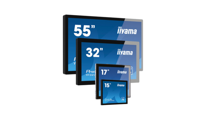 iiyama ProLite TF1215MC-B1, 30.5 cm (12''), Projected Capacitive, 10 TP, kit (USB), black