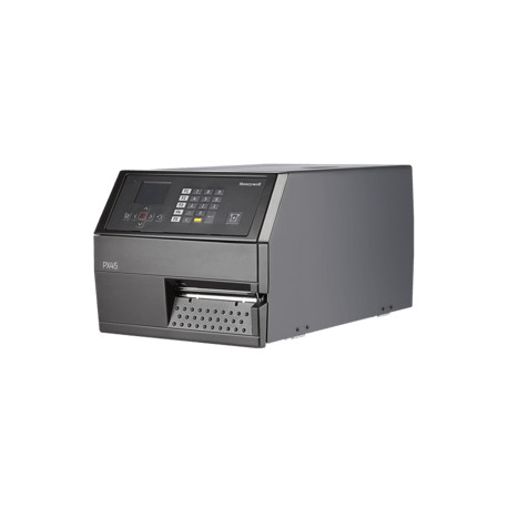 Honeywell PX45, 12 dots/mm (300 dpi), peeler, rewind, LTS, disp. (colour), RTC, Ethernet, multi-IF