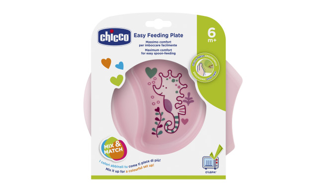 CHICCO feeding bowl 6M+ pink