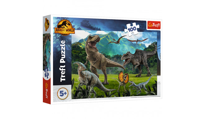 TREFL JURASSIC WORD puzzle 100 pcs