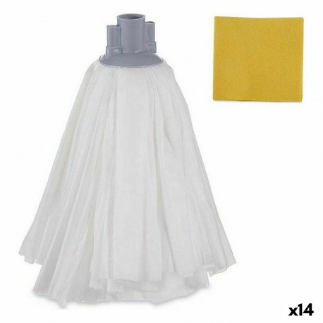 Mop Replacement To Scrub SET FREGONA+4 BAYETA SET FREGONA+4 BAYETA 23 x 6 x 31 cm (14 Units)