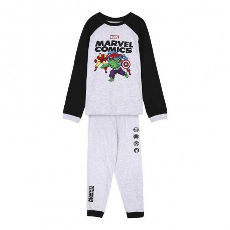 Children's Pyjama Marvel Grey - 10 Years