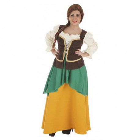 Costume for Adults M/L Lady Farmer (3 Pieces)