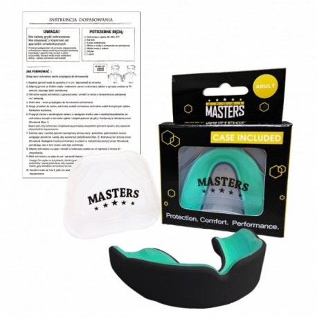 Mouthguards Masters OZ-GEL-FIT Senior 08008-S03 no product (green)
