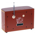 Adler raadio Retro AD1187, pruun