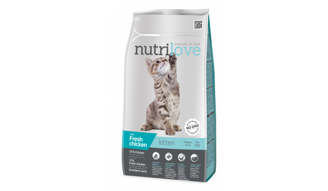 Nutrilove kassitoit kitten 1,4kg