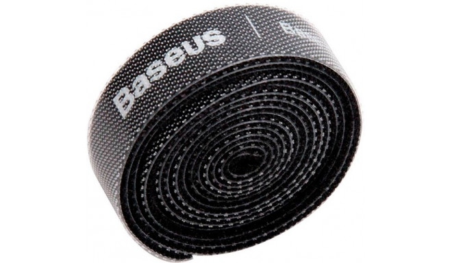 Kaablikinnitus takjapael "Velcro", 1m, must, BASEUS