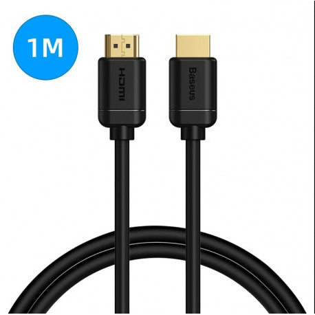 Cable HDMI-HDMI 1.0m (HDMI 2.0) black 4K 60Hz, BASEUS