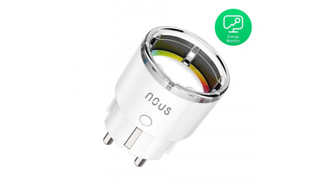 Smart WiFi Socket NOUS A1, 16A, with energy meter, TUYA / Smart Life