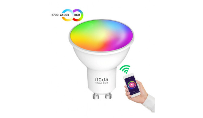 NOUS P8 Smart WIFI Bulb RGB GU10, TUYA / Smart Life