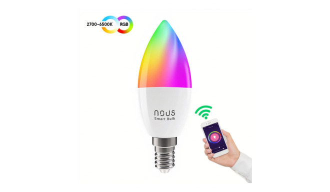 NOUS P4 Smart WIFI Bulb RGB E14, TUYA / Smart Life