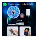 Nutikas RGB WIFI LED riba F2, 10m, waterproof  TUYA / Smart Life