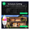 NOUS P4 Smart WIFI lamp RGB E14, TUYA / Smart Life