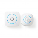 Motion Detection Alarm, battery powered, transmitter + receiver, 6x AAA, 85dB, 6m