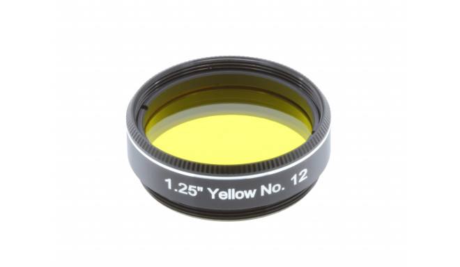Filter 1.25" Yellow No.12, EXPLORE SCIENTIFIC