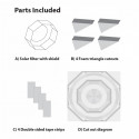 Telescope Solar Filter EXPLORE SCIENTIFIC Sun Catcher for 150-165mm