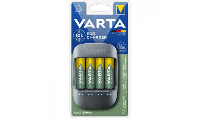 Akupatarei laadija Varta ECO 57680 NiMH AA/AAA +4xAA akud