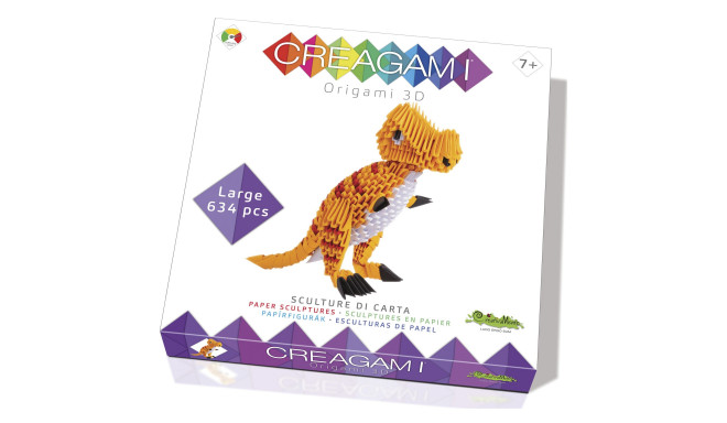 Creagami Origami 3D T-Rex 634 Pieces