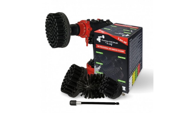 Kornely puhastushari akutrellile 5pcs. Extra Stiff, 13cm, must