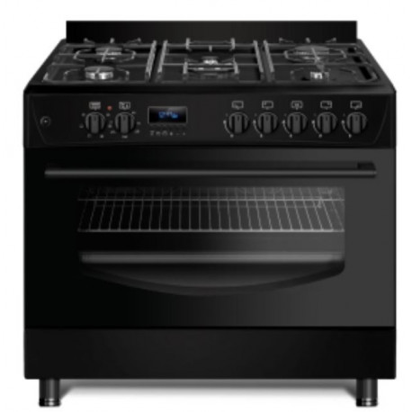 Gas cooker Ravanson, black