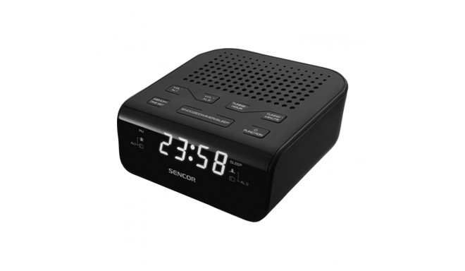 Clock radio Sencor, black