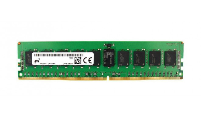 Server Memory Module|MICRON|DDR4|16GB|RDIMM/ECC|3200 MHz|1.2 V|Chip Organization 2048Mx72|MTA18ASF2G