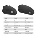 Bike bag on the bicycle frame with zip 0,3L SAHOO 122035