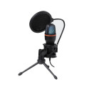 Microphone capacitive standing MART AC-02 triple USB LED