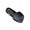 FORCELL CARBON car charger Type C 3.0 PD20W CC50-1C black (Total 20W) + cable for Type C PD60W