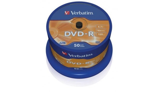 Verbatim DVD-R Matt Silver 4.7 GB 50 pc(s)