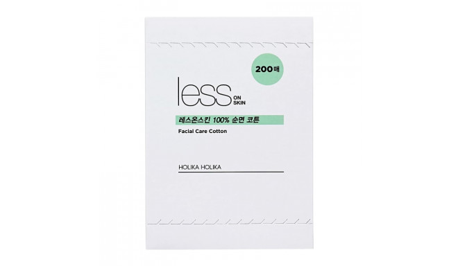 Holika Holika Многослойные хлопковые салфетки Less On Skin Facial Care Cotton 200 шт