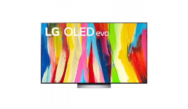 LG OLED C2, 65'', 4K UHD, OLED evo, jalg keskel, hall - Teler