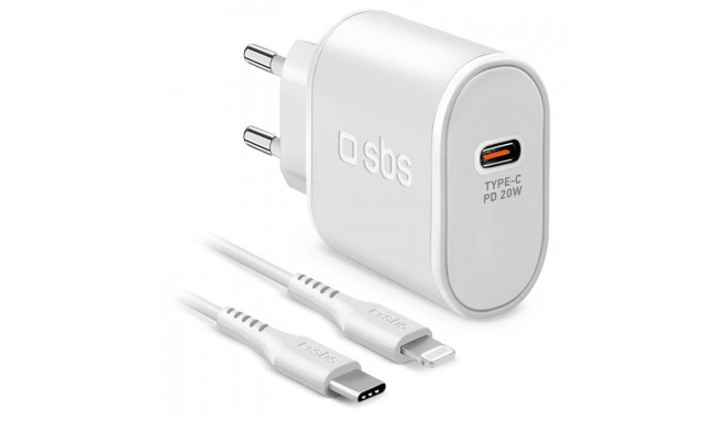 Vooluadapter SBS 20W Kit Lightning