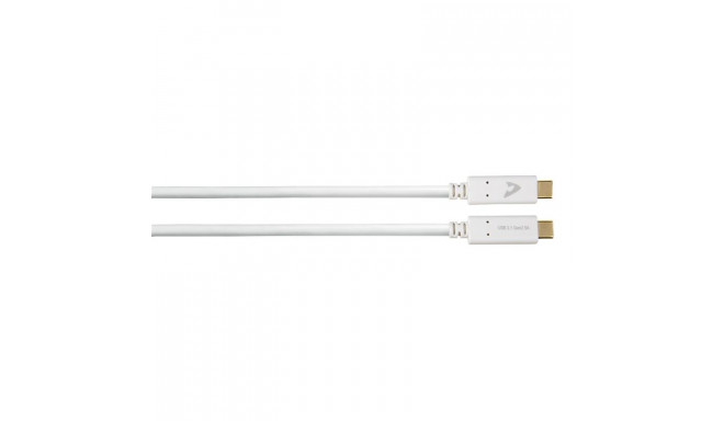 Kaabel Avinity USB C 3.1 Gen2 - USB C, 5A, 1m, Valge