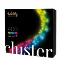 Twinkly Cluster, jõuluklaster, 400 LED, IP44, 6 m, must - Nutikad jõulutuled