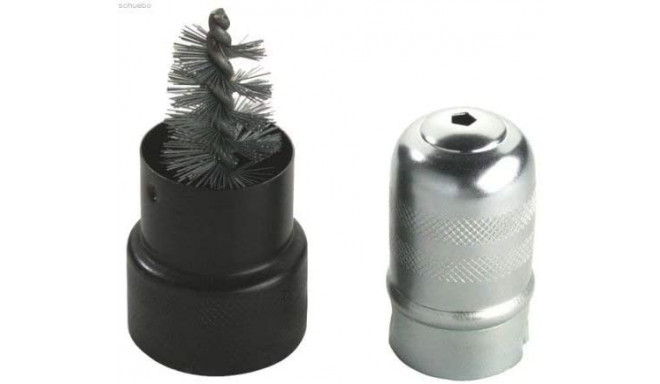 Bahco wire brush tool – dual steel bristle brushes for battery terminals and cable clamps, metal hou