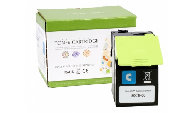 Compatible Static-Control Lexmark 802HC (80C2HC0), Cyan, 3000 p.